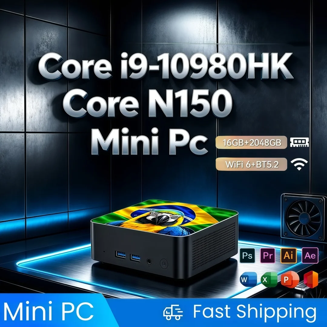 Desk Setup Gaming Pc - Mini PC I9‑10980HK Core N150 16GB