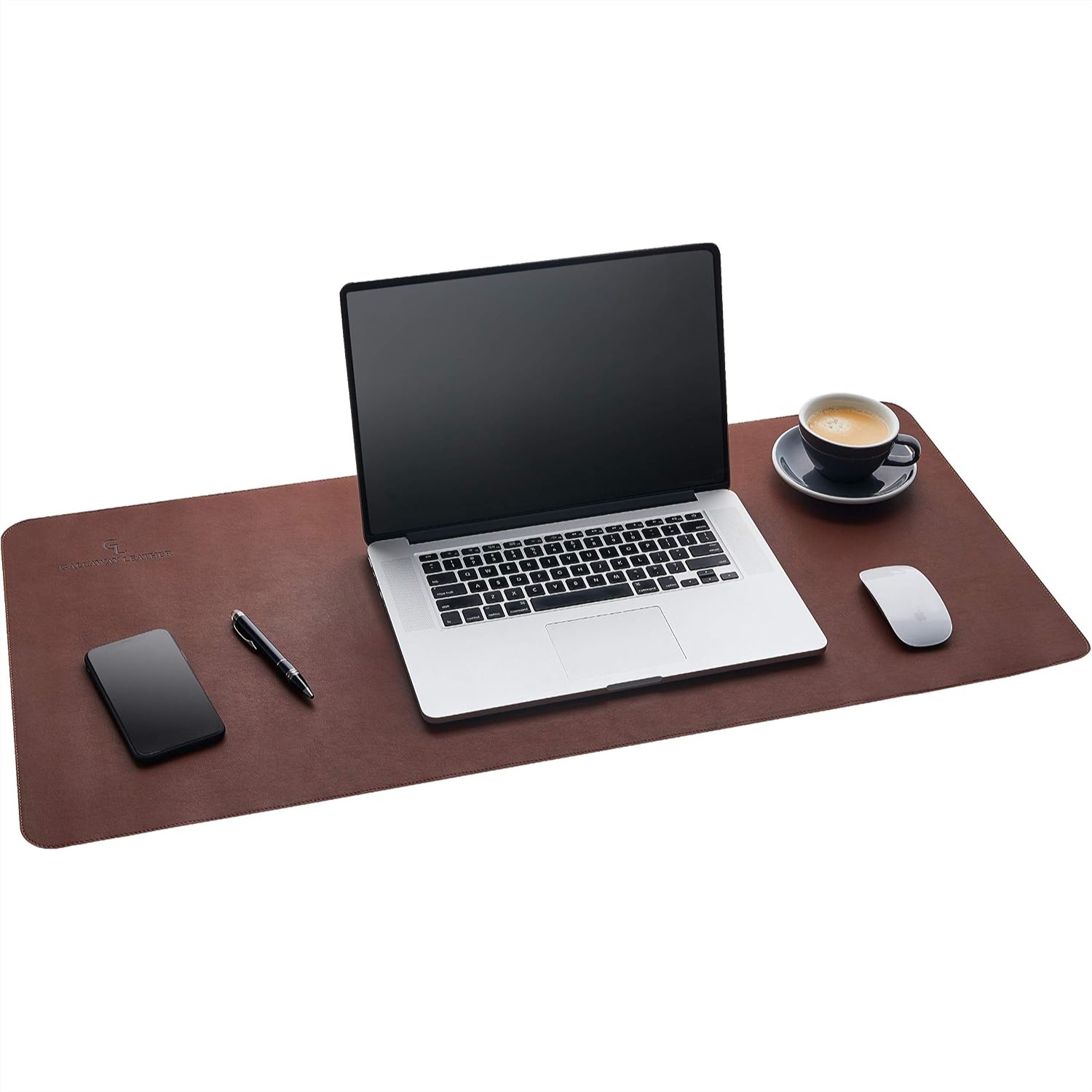 Desk Pad Leather Large - Large PU Leather Desk Mat 36x17