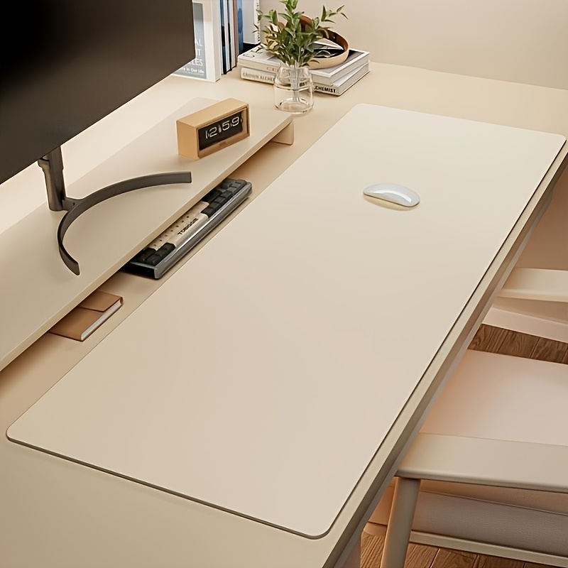 Desk Pad Leather Large - 1pc Large Faux Leather Mouse Pad,