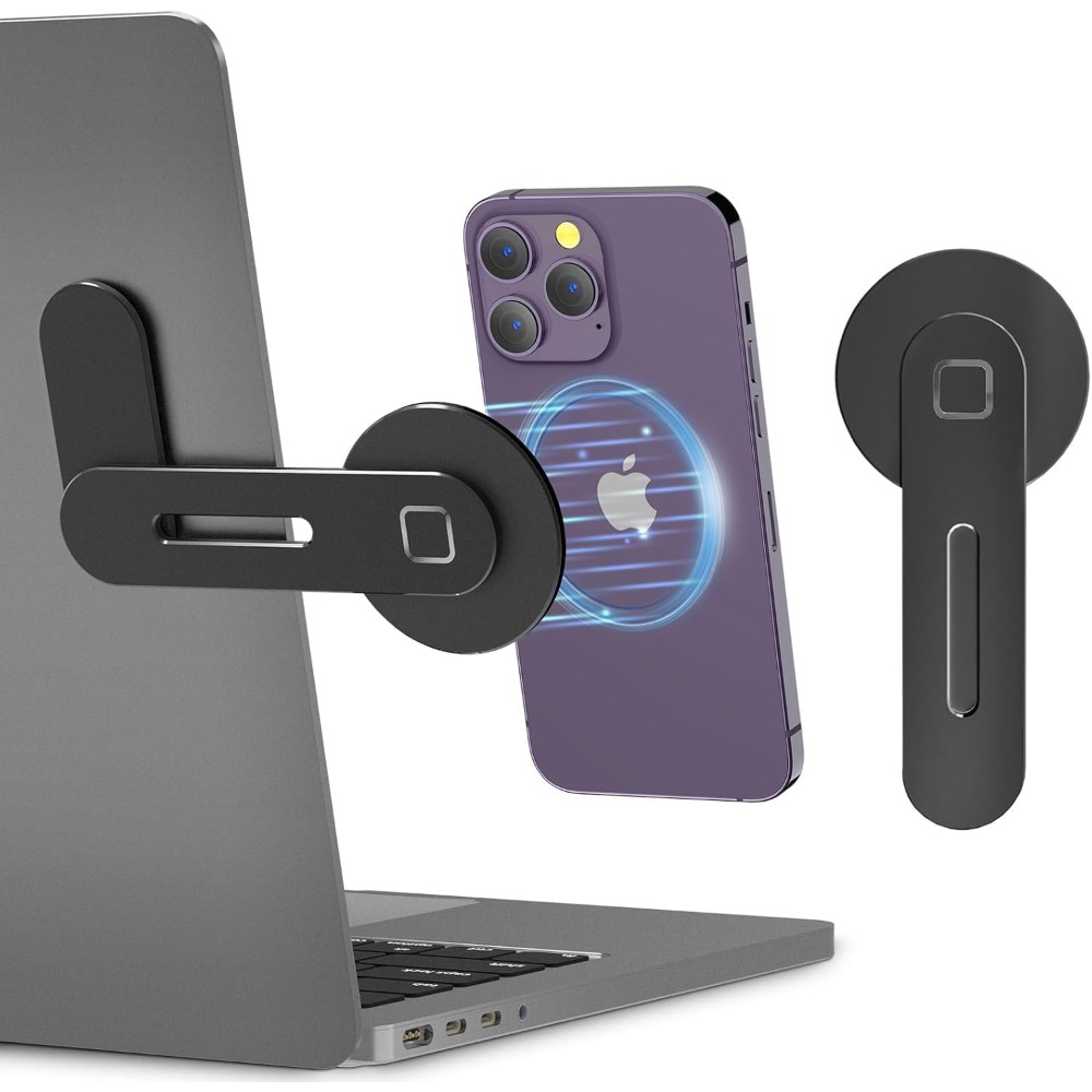 Desk Setup Macbook - Magnetic Phone Holder for Laptop MacBook
