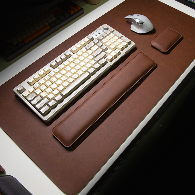 Desk Pad Leather Large - Desk Mat Waterproof PU Mouse Pad