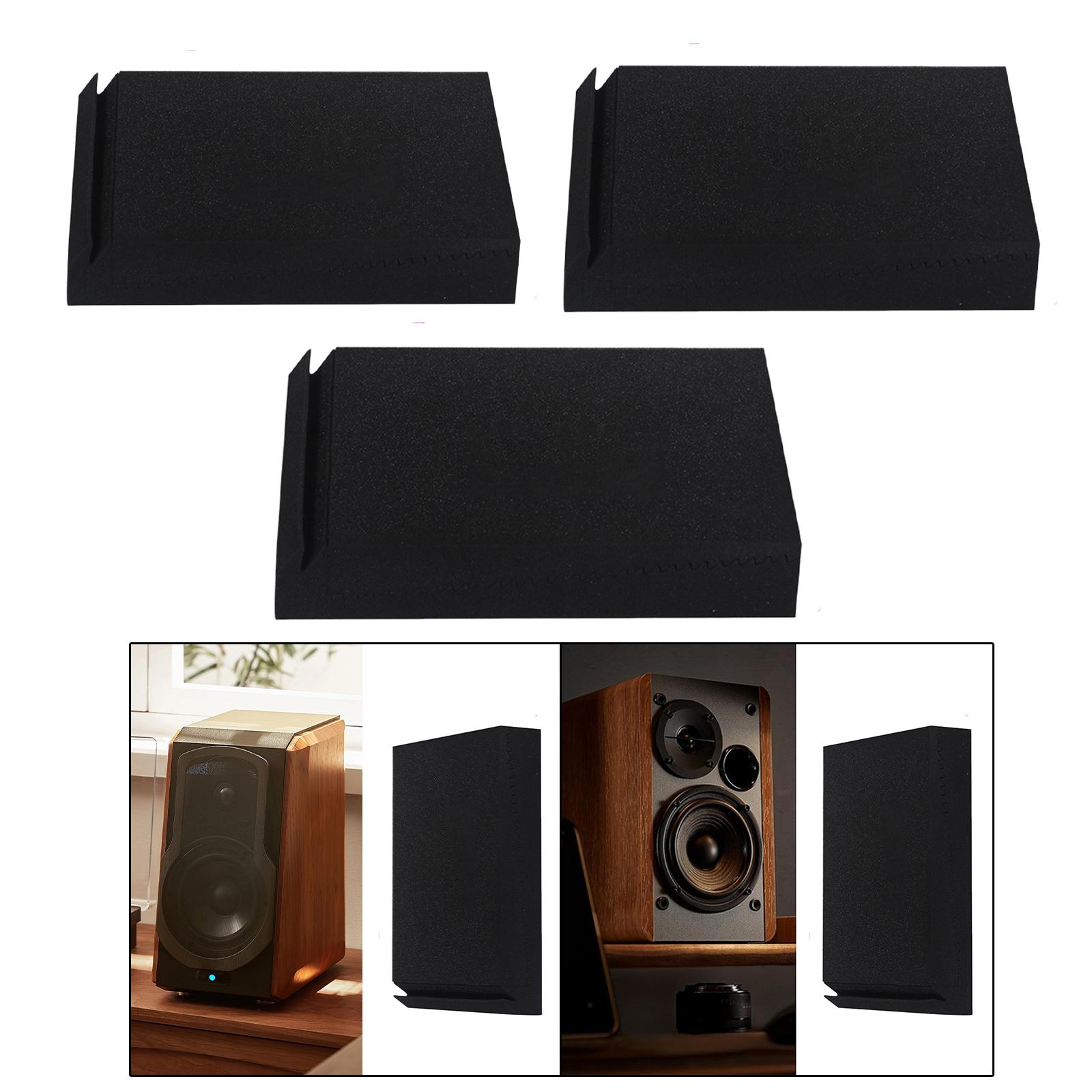 Desk Setup With Speakers - Sound Dampening Foam Studio Isolation Pad