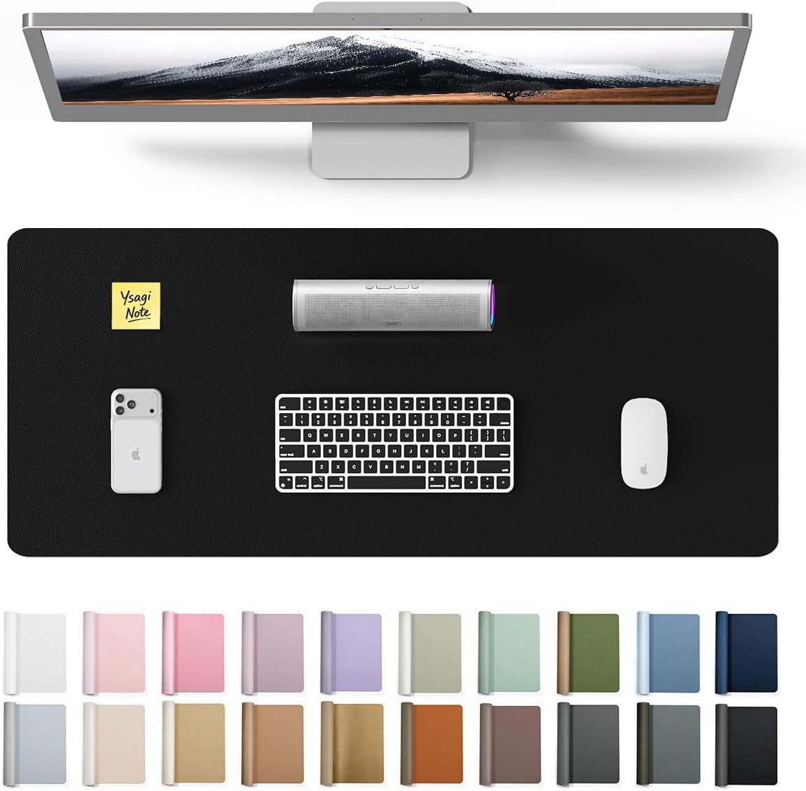 Desk Pad Leather Large - Large Leather Desk Pad Protector 23.6x13.8