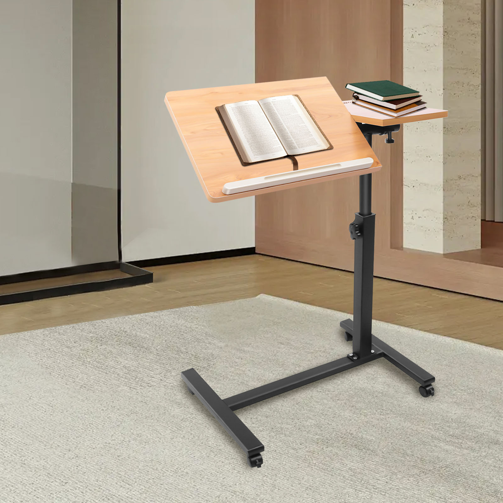 Mobile Laptop Table Adjustable - Desk Setup Pc review and price