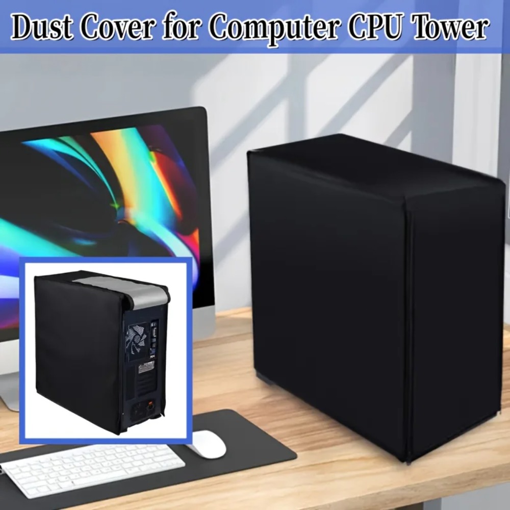 Desktop CPU Case Dust Cover wi - Desk Setup Pc review and price