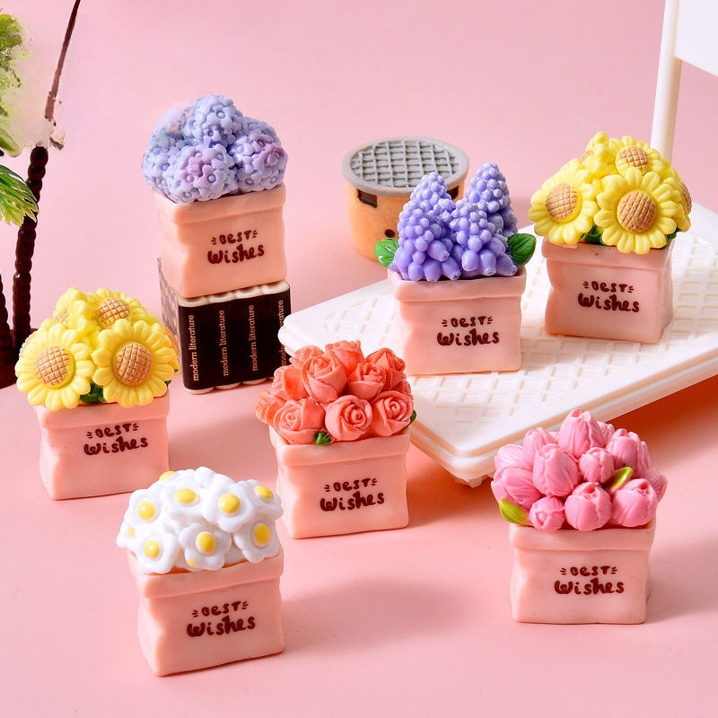 Mini Flower Pot Plant Sunflowe - Desk Setup Plant review and price