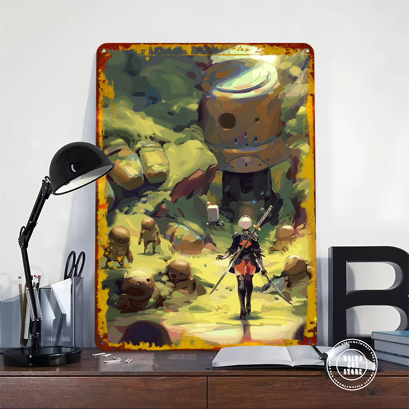 Nier Automata: 2B in Forest Me - Desk Setup Poster review and price