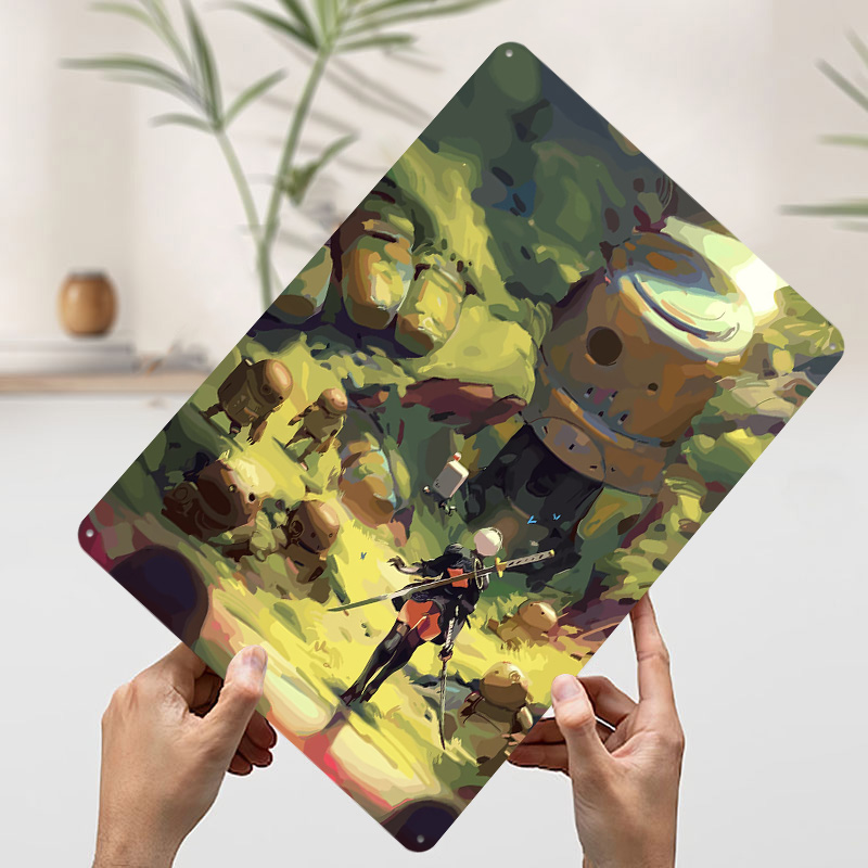 Nier Automata: 2B in Forest Me - Desk Setup Poster review and price