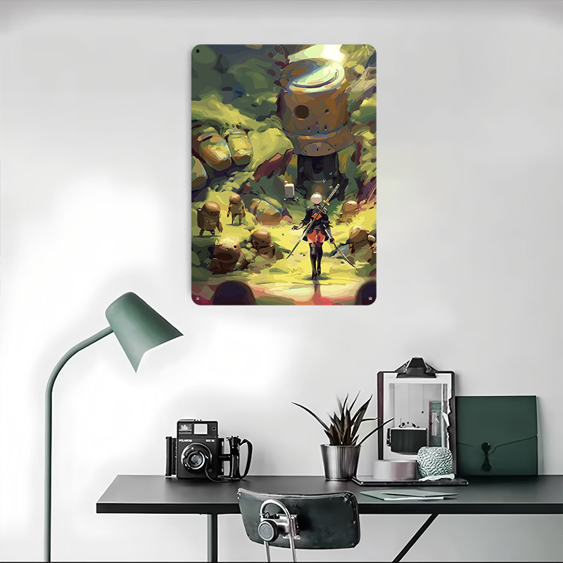 Nier Automata: 2B in Forest Me - Desk Setup Poster review and price