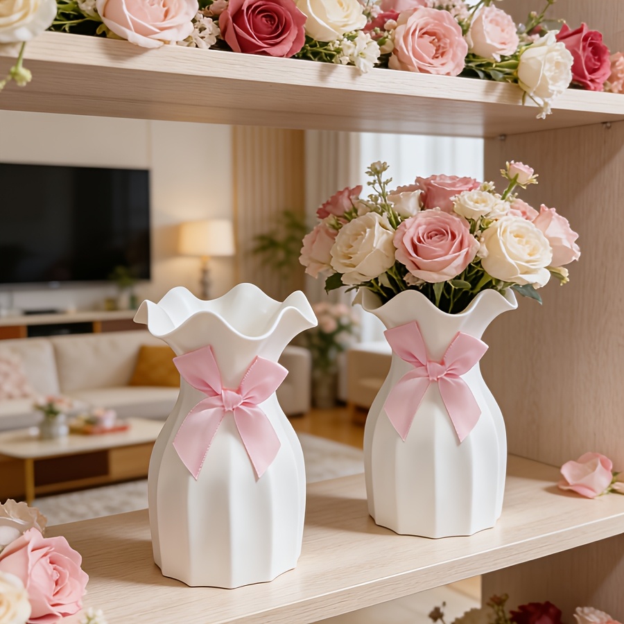 1PC Water Ripple Plastic Vase  - Desk Setup Plant review and price