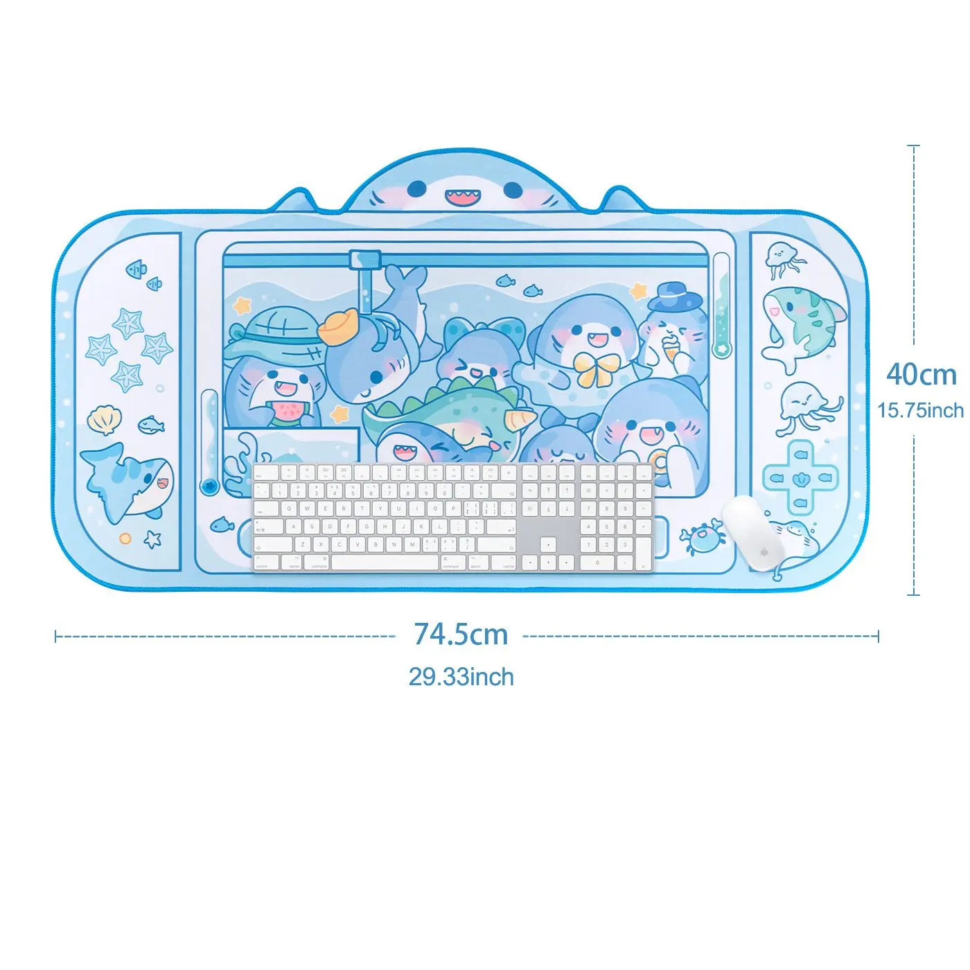 Extra Large Cartoon Rubber Gam - Desk Setup Blue review and price