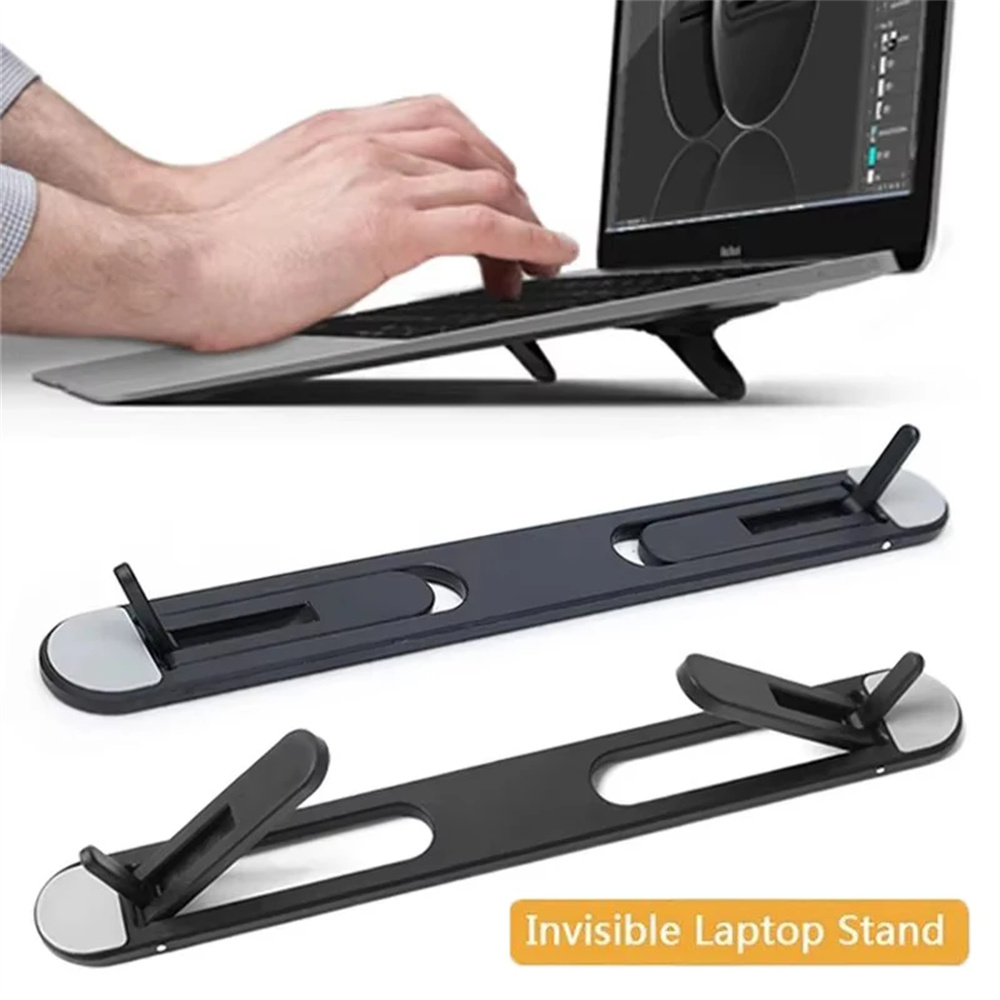 Invisible Foldable Laptop Rise - Desk Setup Macbook review and price