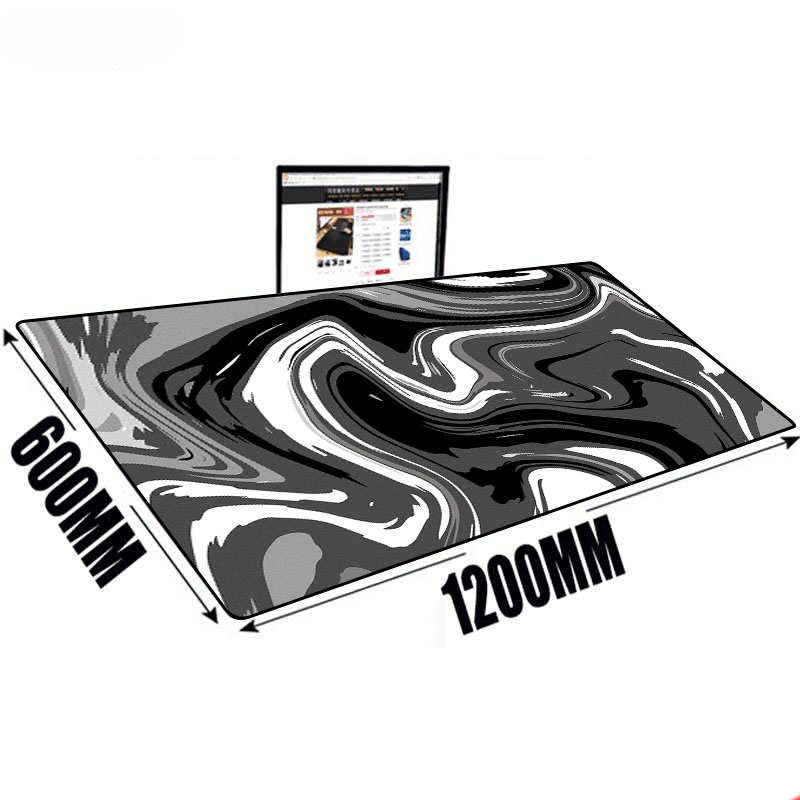 Large Mat Mouse Pad Fluid Art  - Desk Setup Pc And Laptop review and price