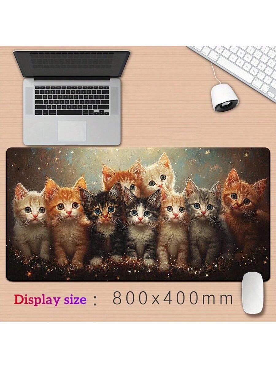 Cute Kitten Gaming Mouse Pad D - Desk Setup Pc And Laptop review and price