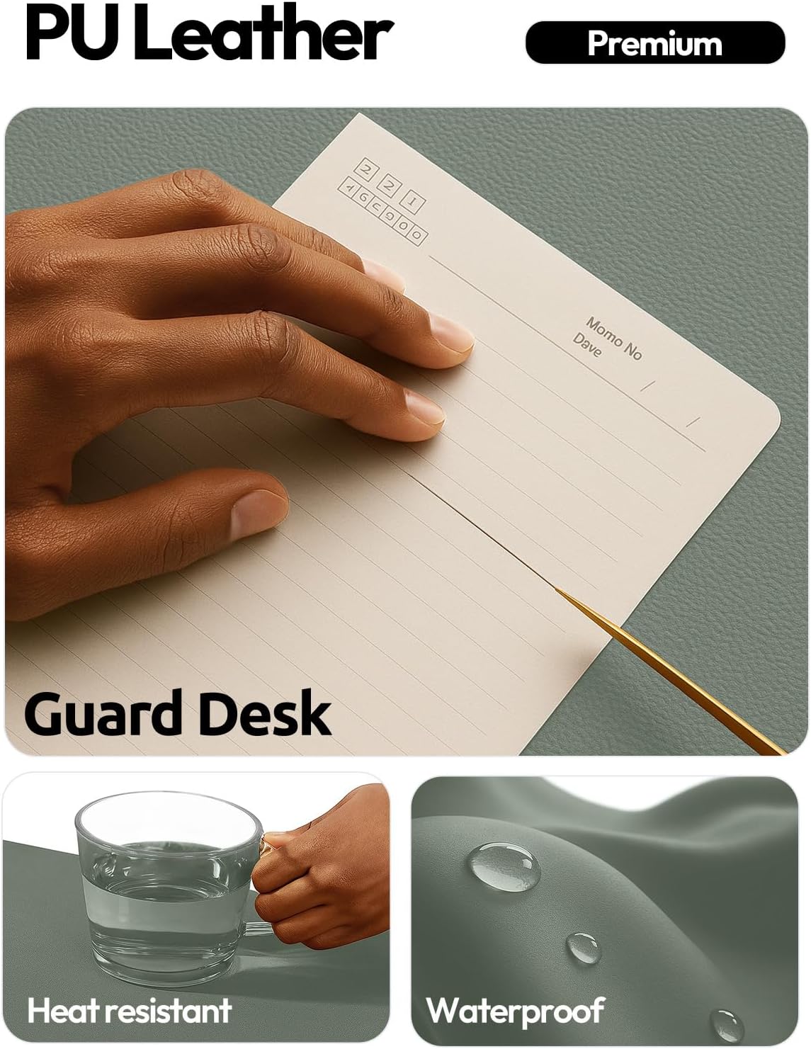 Leather Desk Pad Protector, La - Desk Pad Leather Large review and price