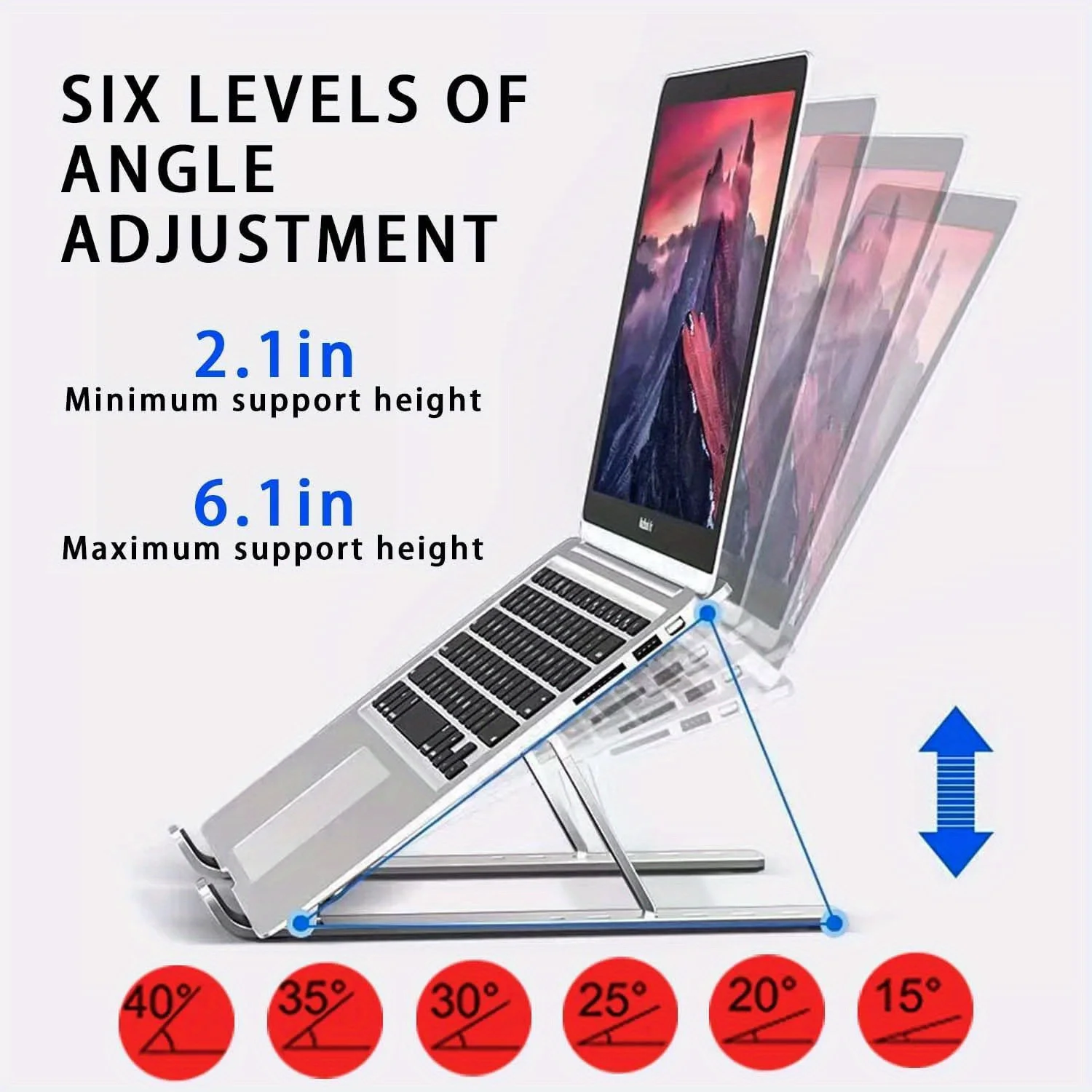 Foldable Aluminum Laptop Riser - Desk Setup Macbook review and price
