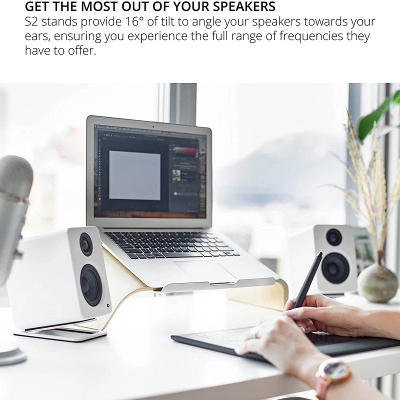Xnyocn Desktop Speaker Stand N - Desk Setup With Speakers review and price