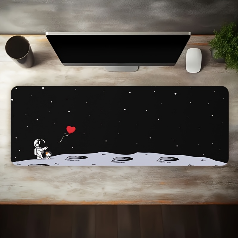 Astronaut Moon Space Oversized - Desk Setup Pc And Laptop review and price