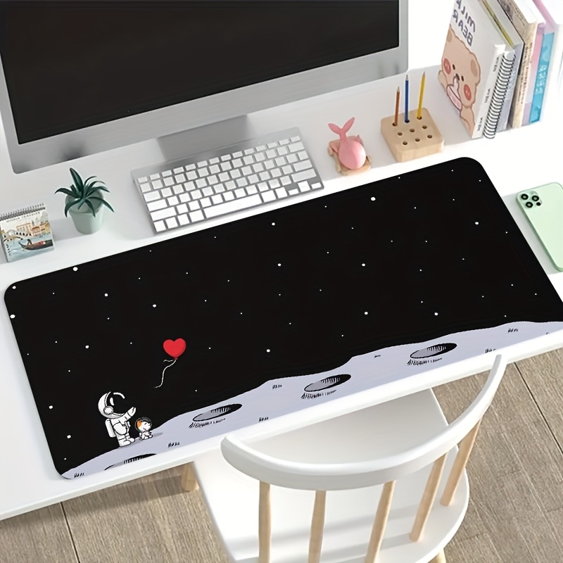 Astronaut Moon Space Oversized - Desk Setup Pc And Laptop review and price