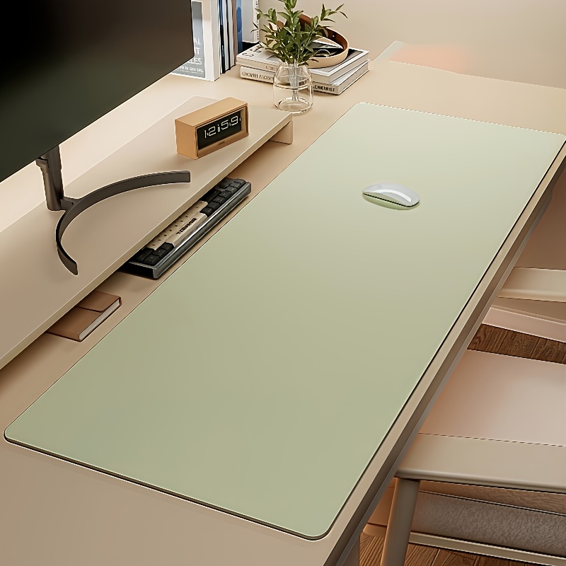 1pc Large Faux Leather Mouse P - Desk Pad Leather Large review and price