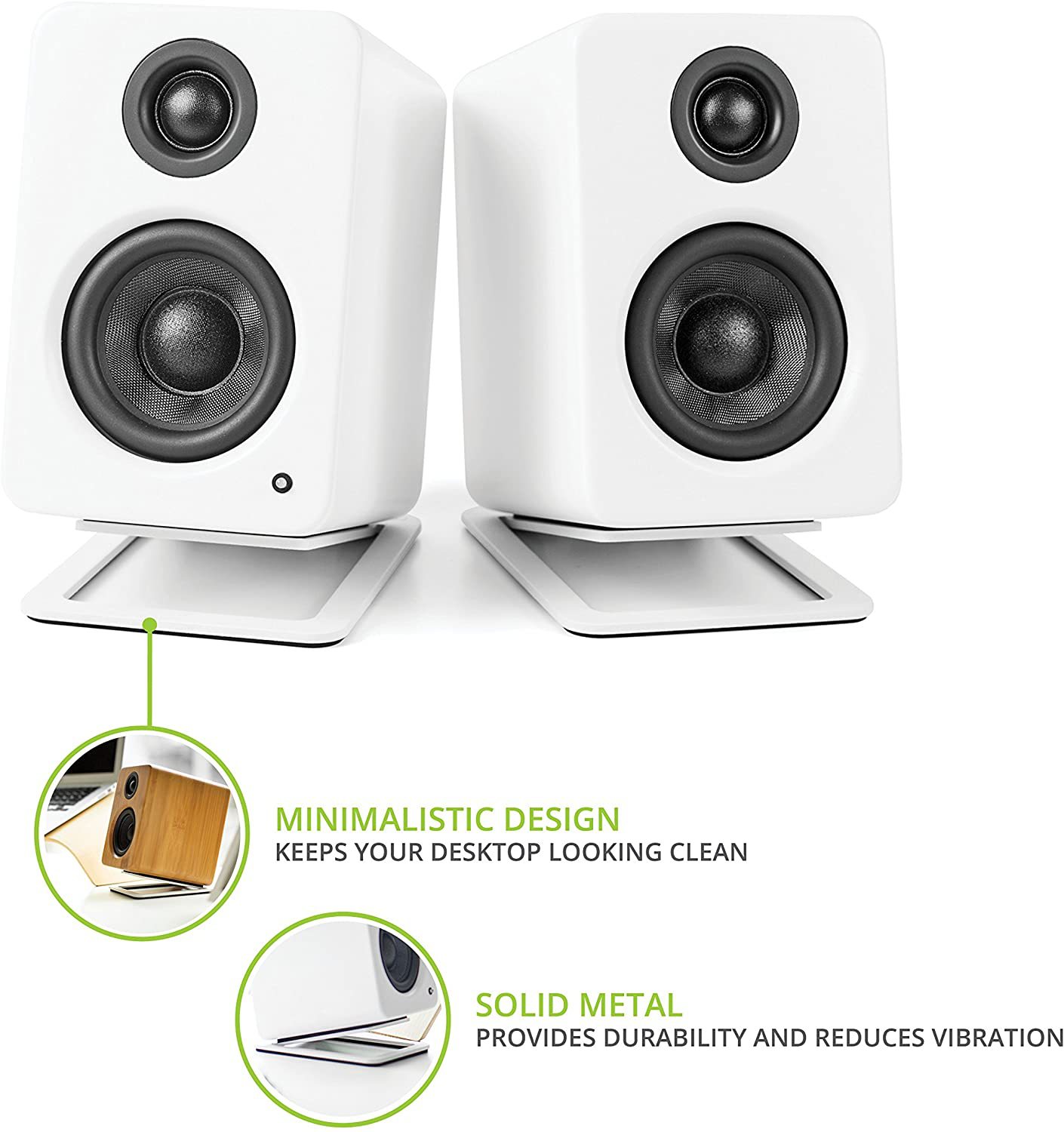2pcs Desktop Speaker Stands fo - Desk Setup With Speakers review and price