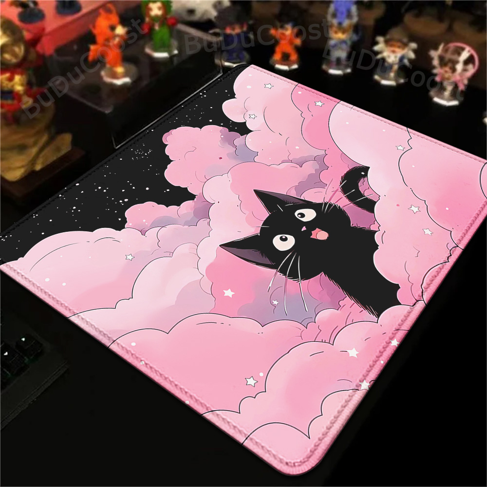 18x22cm Small Rug Black Cat Cl - Desk Setup Blue review and price