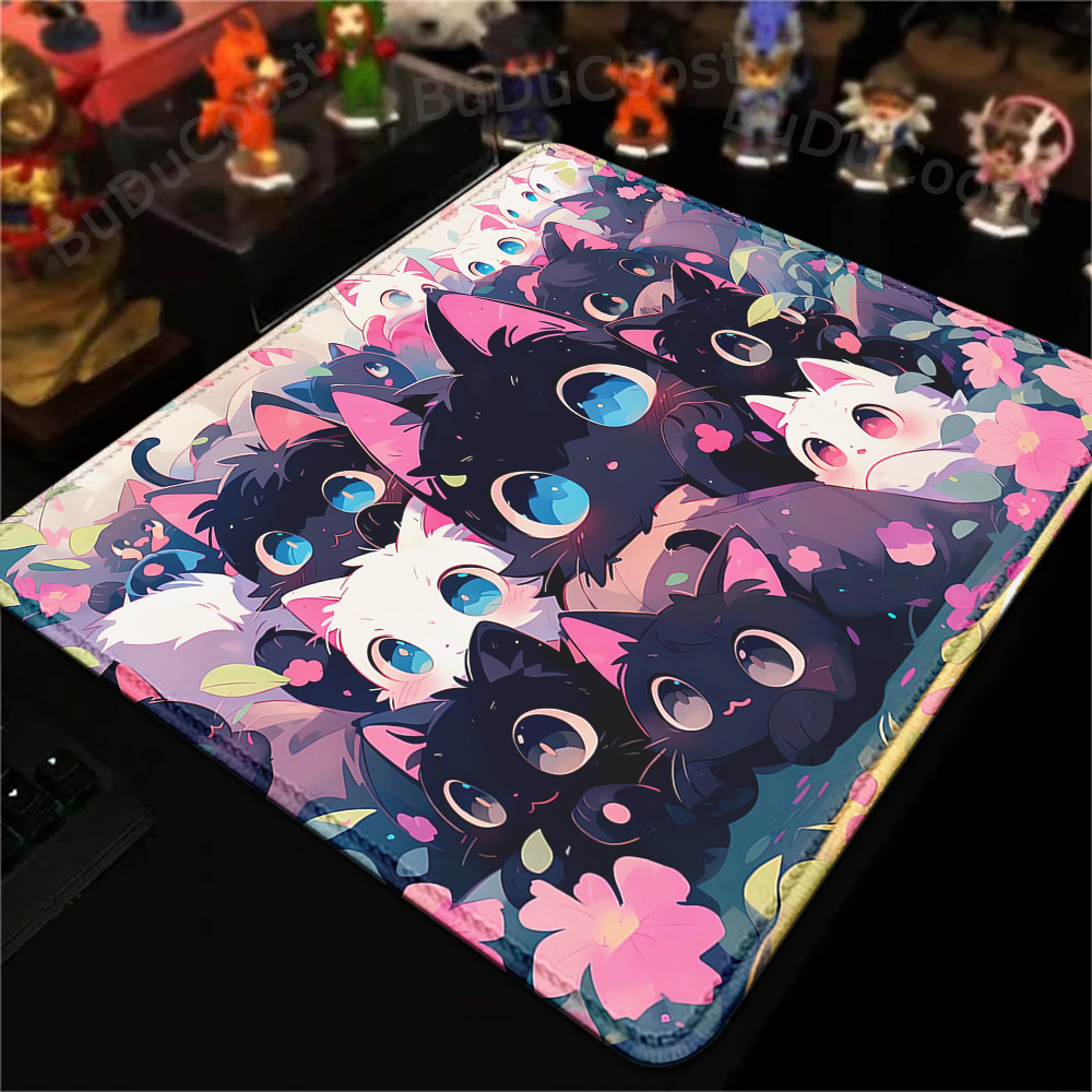 18x22cm Small Rug Black Cat Cl - Desk Setup Blue review and price