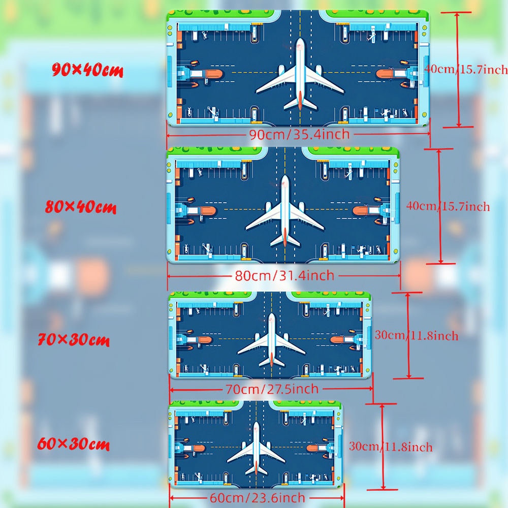 Airplane Runway Mouse Pad Larg - Desk Setup Gaming Pc review and price