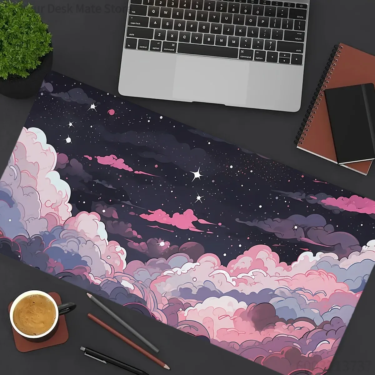 Cute Pink Purple Anime Rubber  - Desk Setup Pc And Laptop review and price