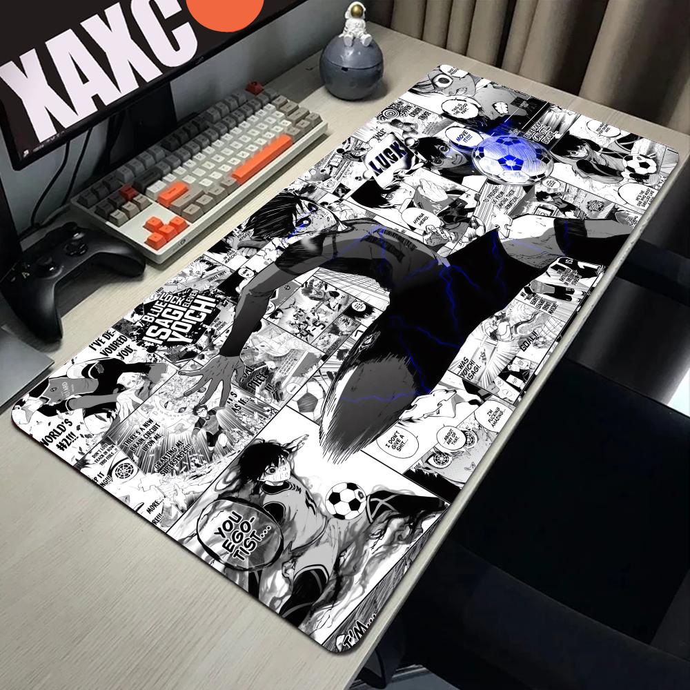 Black And White Anime Mouse Pa - Desk Setup Blue review and price