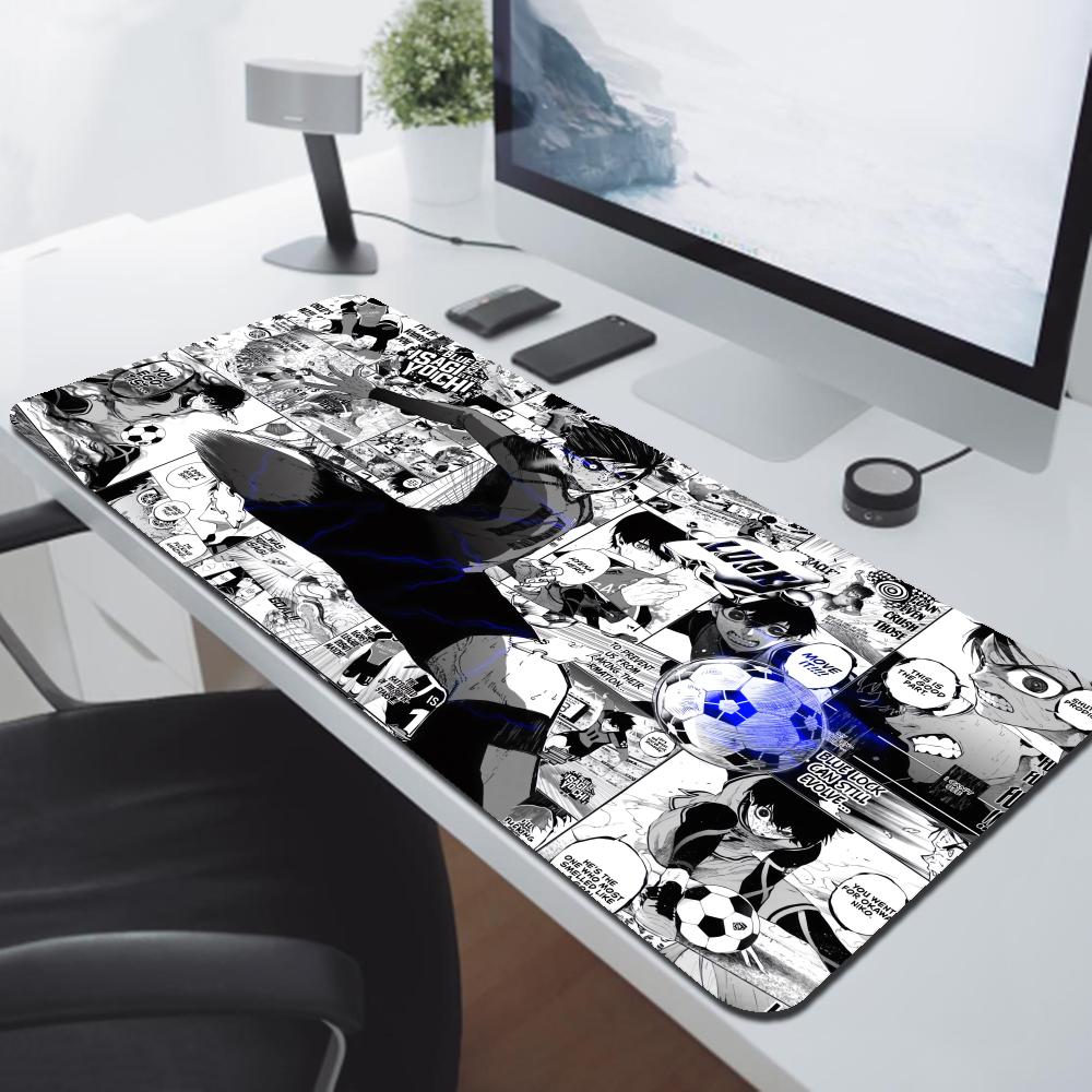 Black And White Anime Mouse Pa - Desk Setup Blue review and price