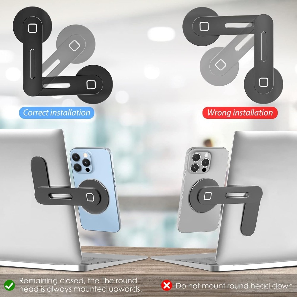Magnetic Phone Holder for Lapt - Desk Setup Macbook review and price