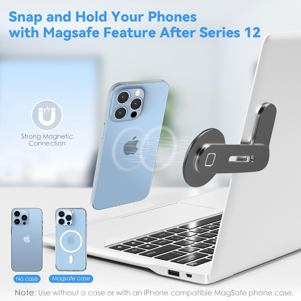 Magnetic Phone Holder for Lapt - Desk Setup Macbook review and price