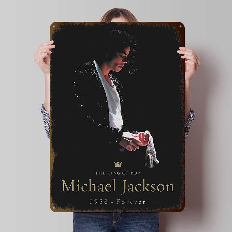 Michael Jackson Tribute Tinpla - Desk Setup Poster review and price