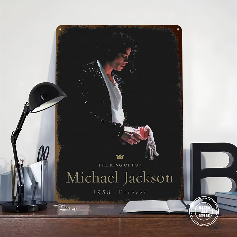 Michael Jackson Tribute Tinpla - Desk Setup Poster review and price
