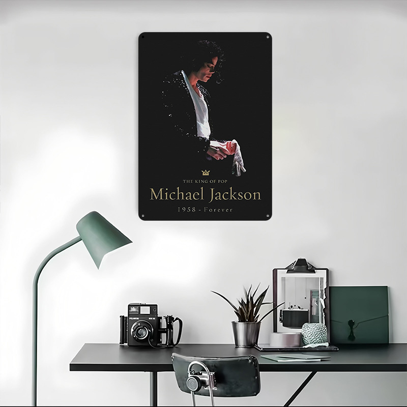 Michael Jackson Tribute Tinpla - Desk Setup Poster review and price