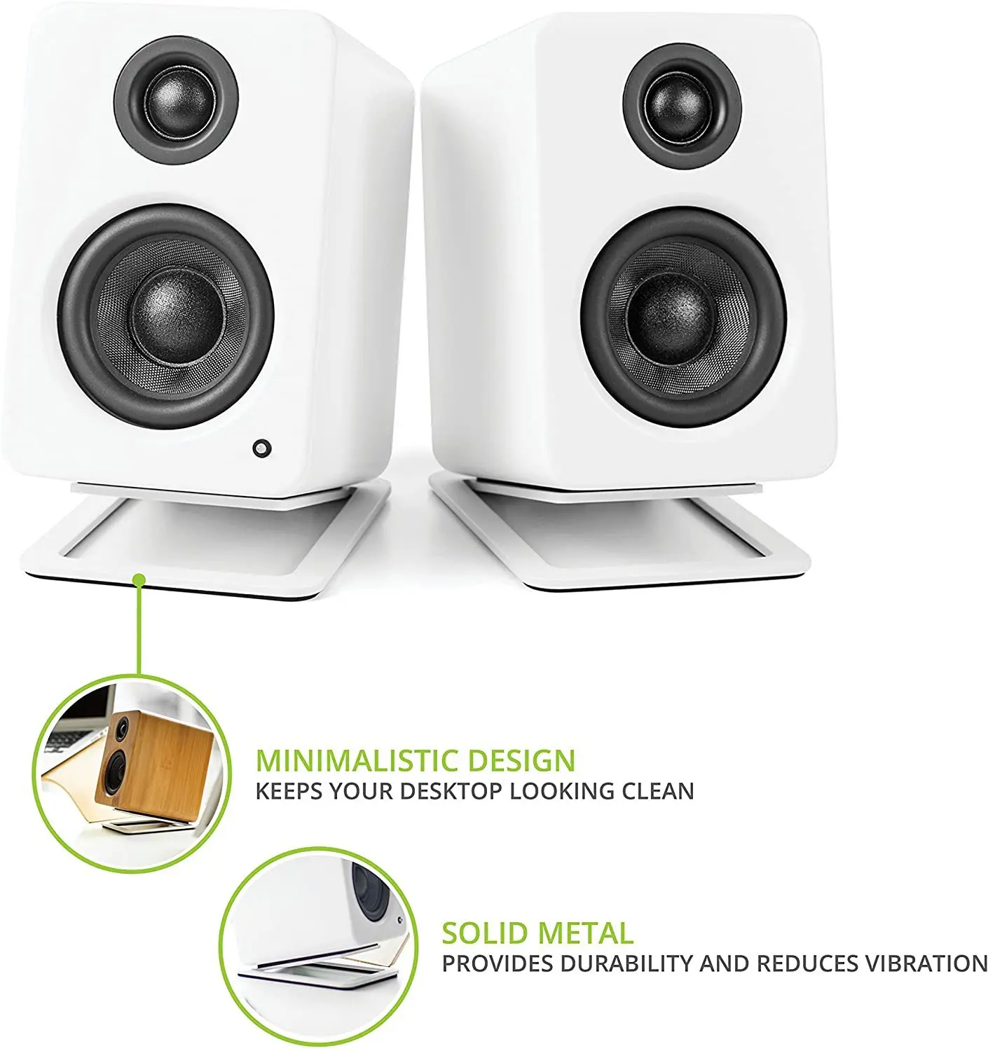 2pcs Desktop Speaker Stands fo - Desk Setup With Speakers review and price