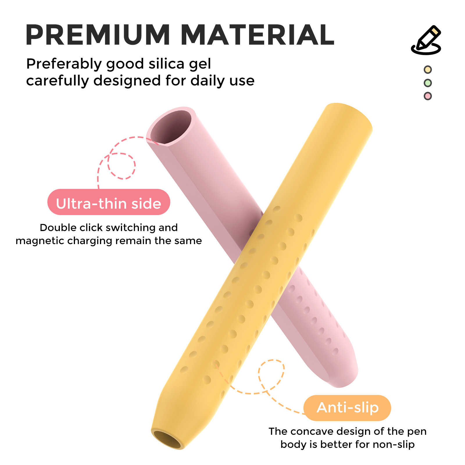 1PC Stylus Cover for Apple Pen - Pen Cup Magnetic review and price