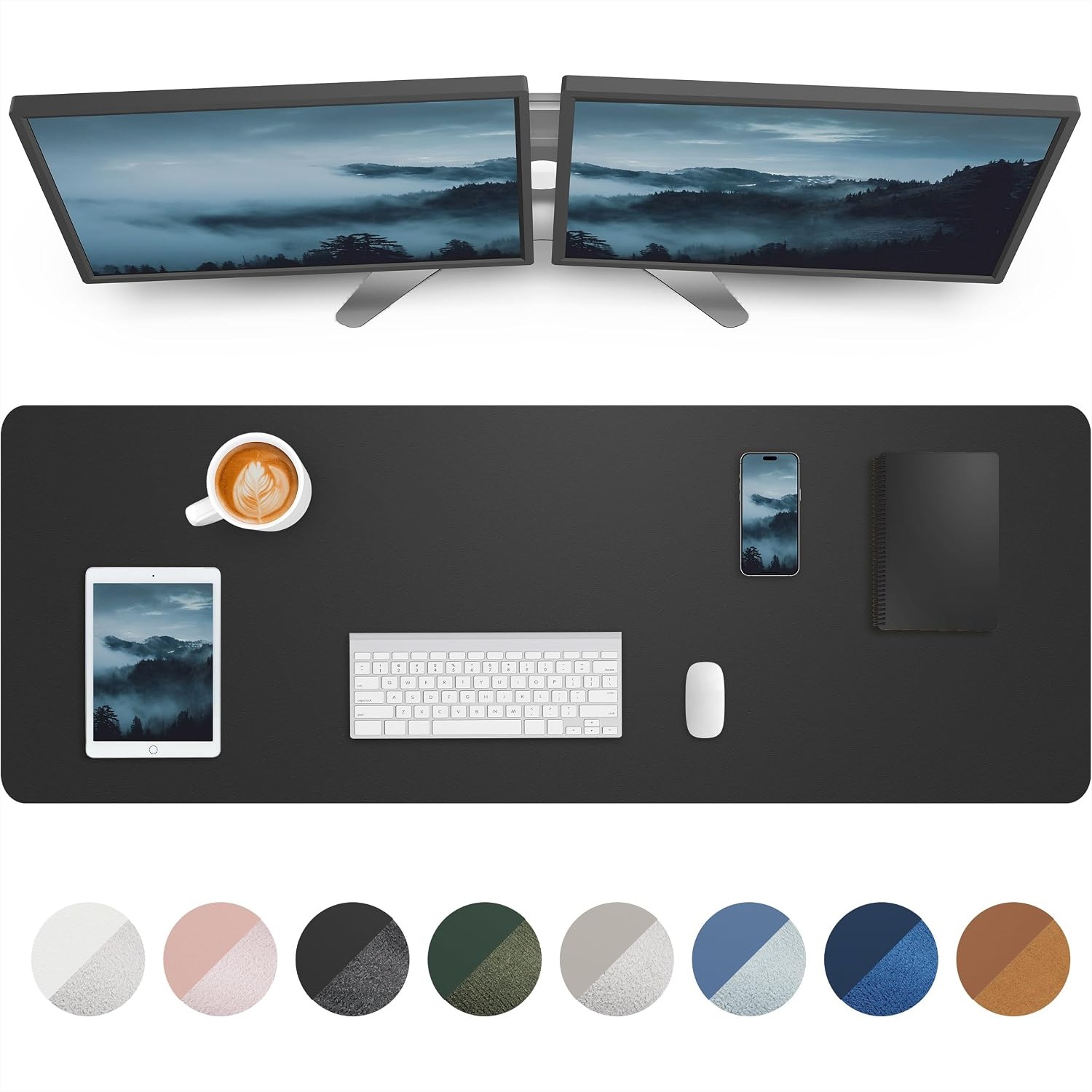 Large Desk Mat 55x17 inch Leat - Desk Pad Leather Large review and price