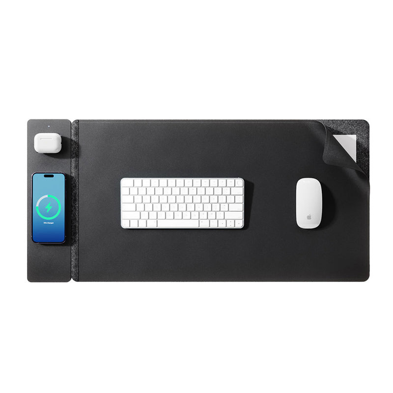 15W Magnetic Wireless Charging - Desk Pad Leather Large review and price