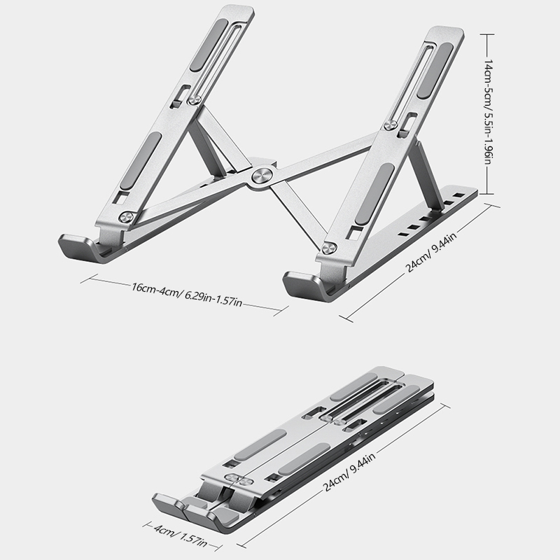 Foldable Aluminum Laptop Stand - Desk Setup Macbook review and price