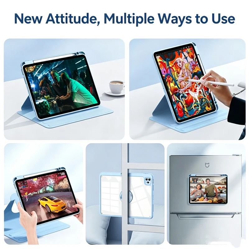 Protect Case For iPad Mini 6 8 - Pen Cup Magnetic review and price