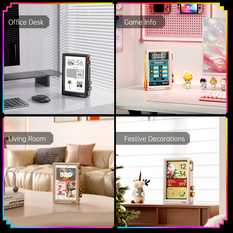 Divoom Times Frame 10.1″ Smart - Desk Setup With Speakers review and price