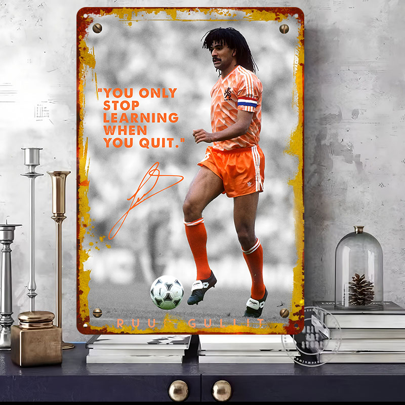 Ruud Gullit Football Player Wa - Desk Setup Poster review and price