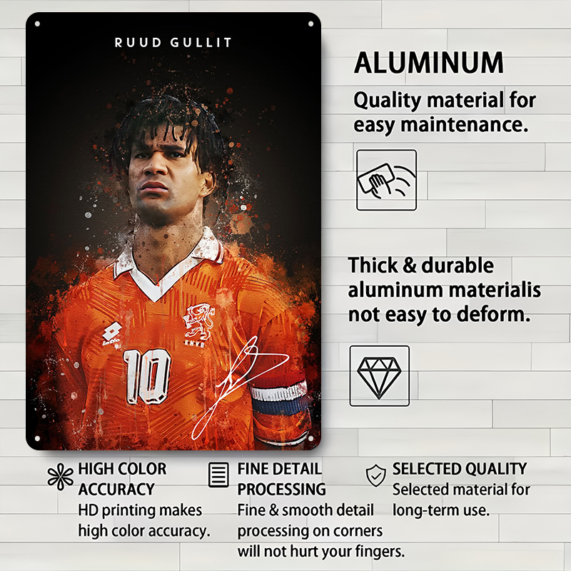 Ruud Gullit Football Player Wa - Desk Setup Poster review and price