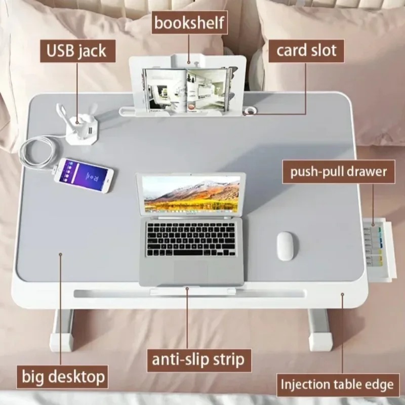 Laptop Bed Tray Table Adjustab - Desk Setup Pc review and price