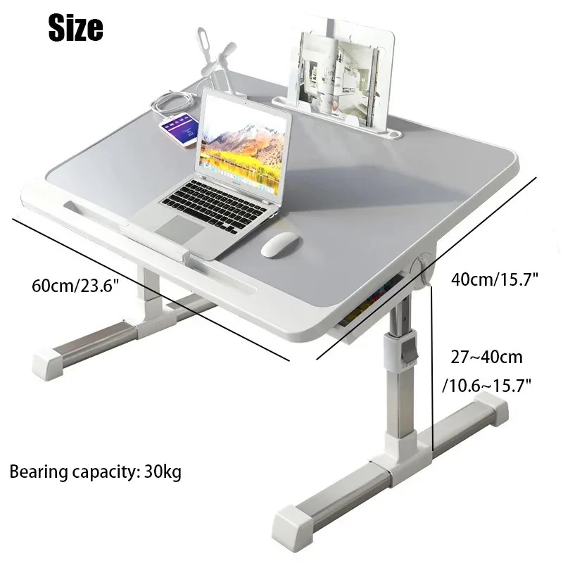 Laptop Bed Tray Table Adjustab - Desk Setup Pc review and price