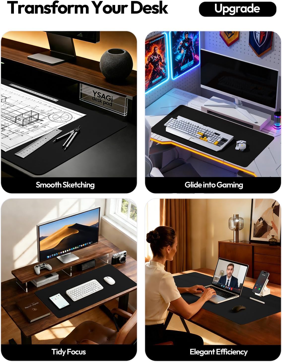 Large Leather Desk Pad Protect - Desk Pad Leather Large review and price