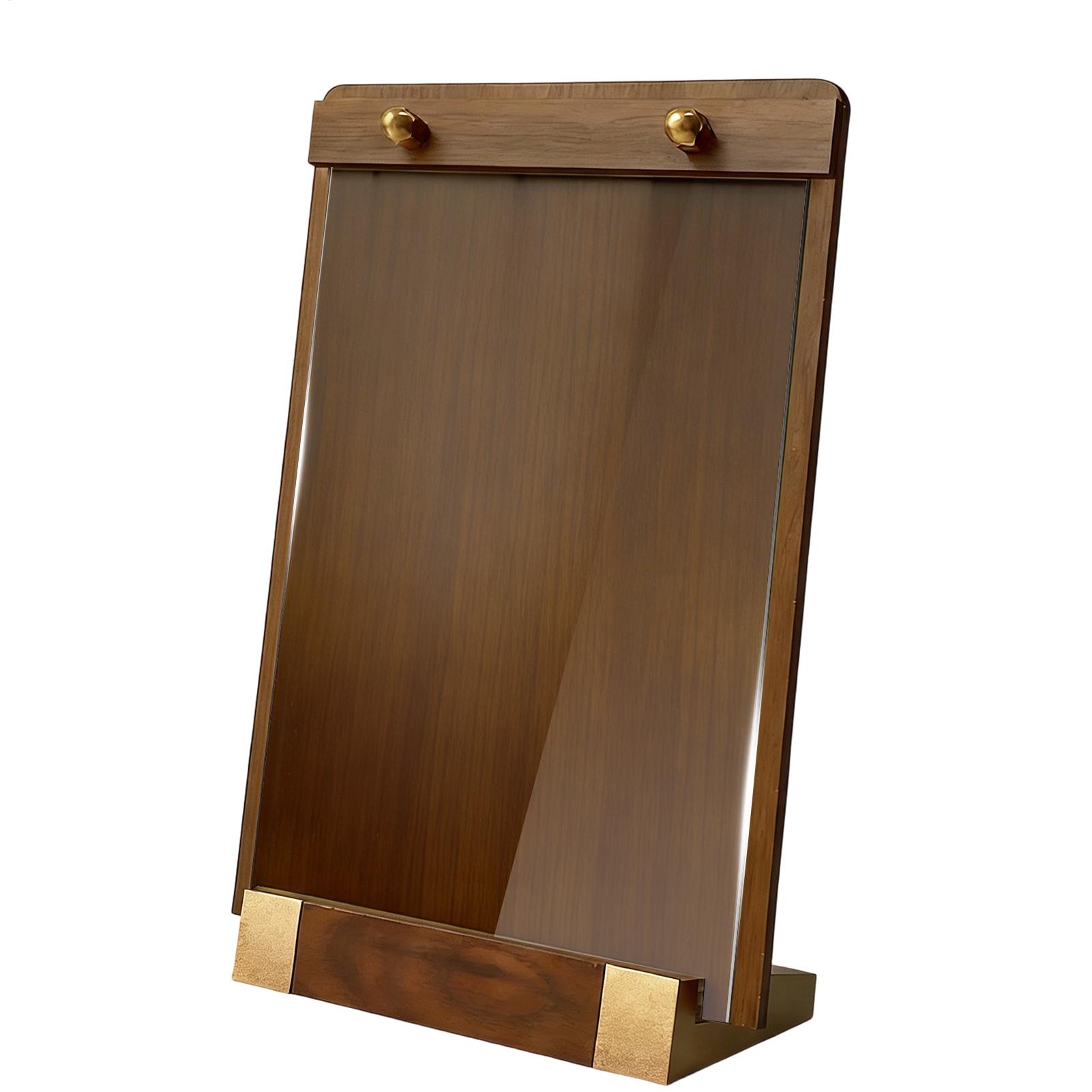 Acrylic Sign Holder Walnut Bas - Desk Setup Poster review and price