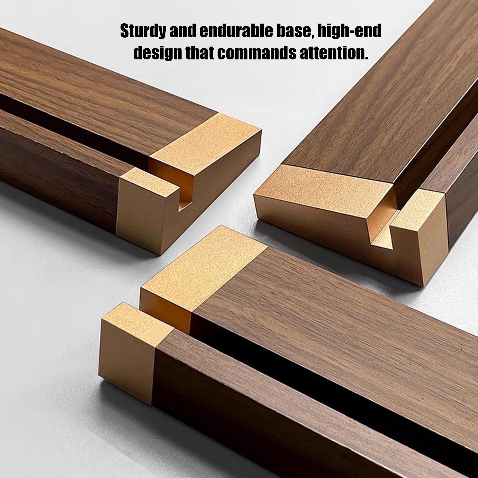 Acrylic Sign Holder Walnut Bas - Desk Setup Poster review and price